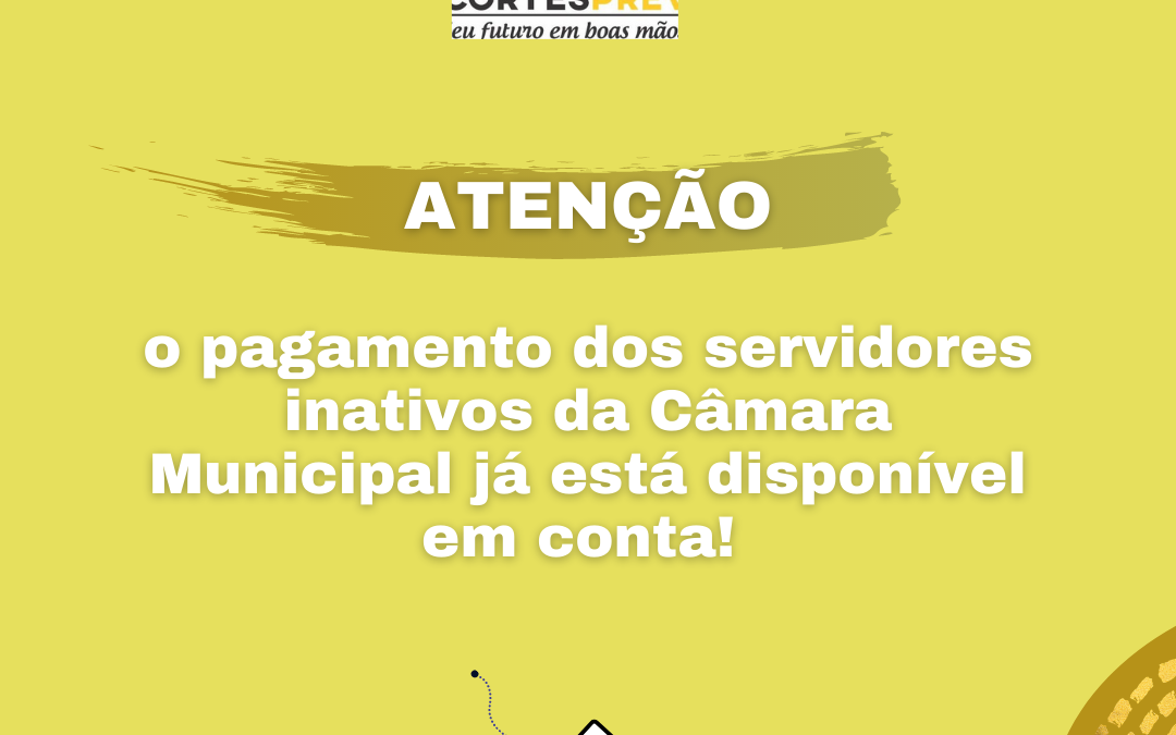 Pagamento dos Servidores