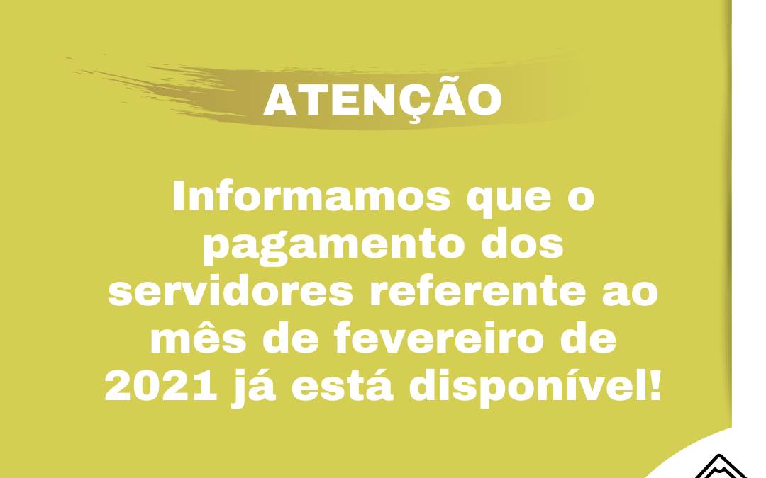 Pagamento dos Servidores